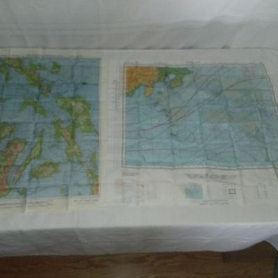 WWII Silk Pilots Maps