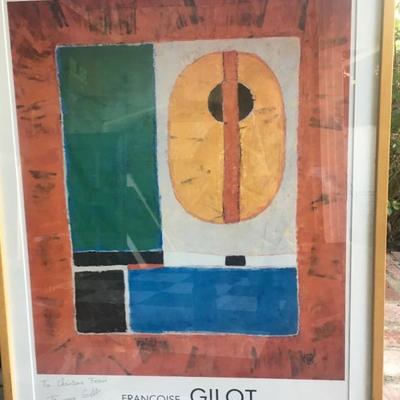 Picasso Print Signed by Oicasso’s Wife Francoise Gillot - $150