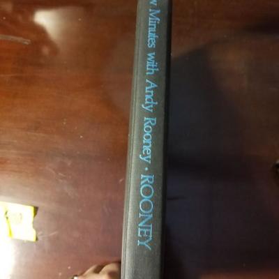Andy Rooney's hand signed book