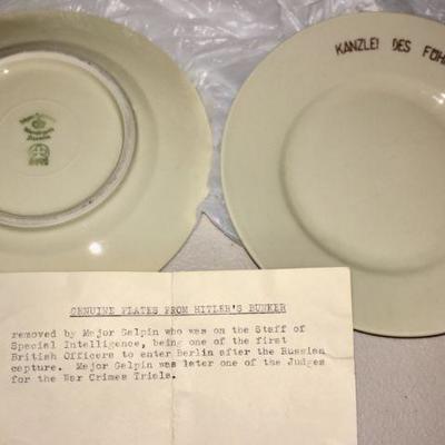 Nazi/Hitler Chancellery Plates