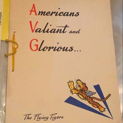 Signed WWII Flying Tigers Book