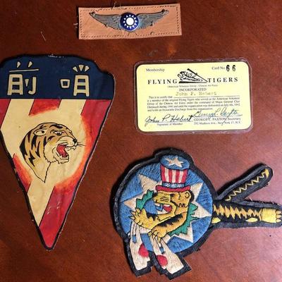 Flying Tigers Patches, ID & Wings