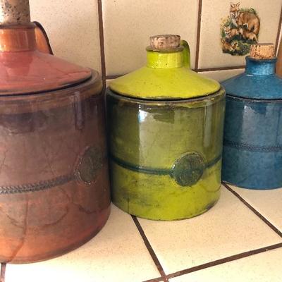 Unique jars set for kitchen 
