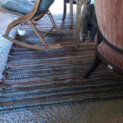 Giant braided rug 