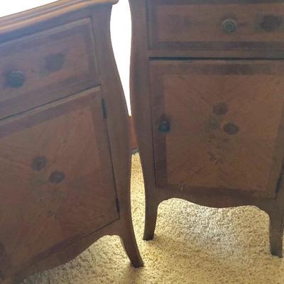 Inlaid end tables 