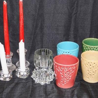 GORGEOUS  4 Candle Holders by Florasense Plus Ext 