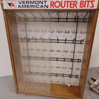 Router Bit Display Cabinet