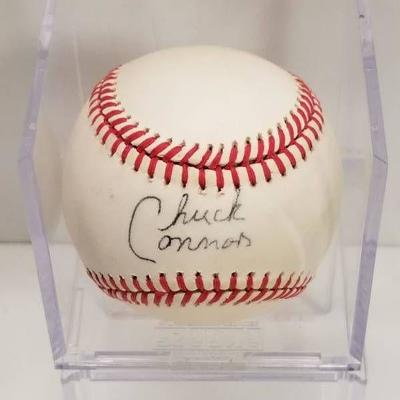 Chuck Conners Autographed Rawlings Official Nation ...
