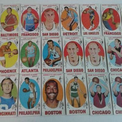 Huge Collection of FIFTY (50) 1969-70 Topps Basket ...