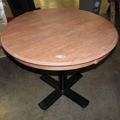 Round Wood Top Kitchen Table