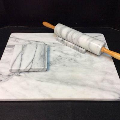 Marbled Cutting Boards and Rolling Pin
