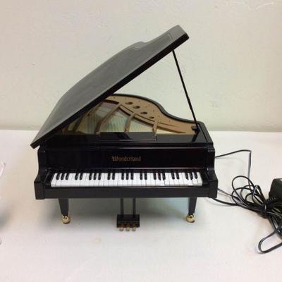 Wonderland Piano Music Box and Ballerina Figurine