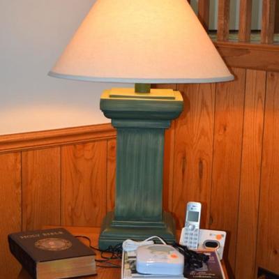 Side Table, Lamp, Freedom Alert System