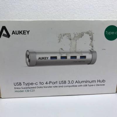 AUKEY USB TYPE-C TO 4 PORT USB FOR MACBOOK LAPTOP