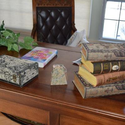 Decorative Books and Desk