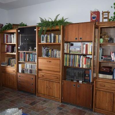 Display Cabinets, Books, Home Decor