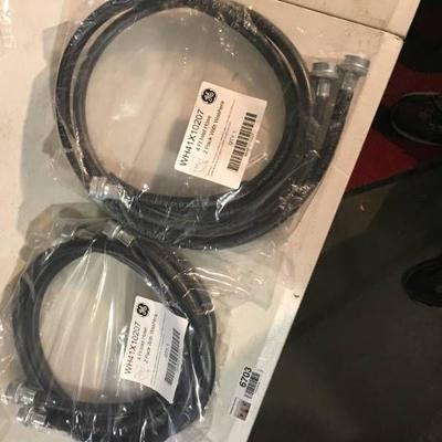 Four 4ft Inlet Hoses w Washers NEW