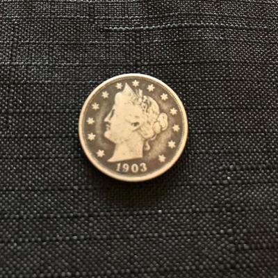 1903 US V (5) Cents $2