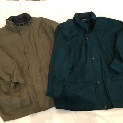 Men's coats and jackets, plus women's faux fur coats. Sizes XL - XXXXL