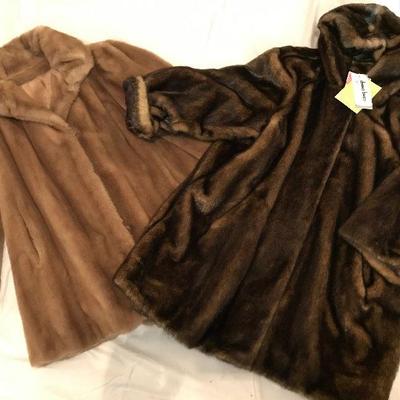 Men's coats and jackets, plus women's faux fur coats. Sizes XL - XXXXL