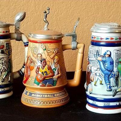 Avon collection beer steins. Made in Brasil. $5 each.