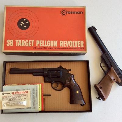 Crossman 38 Target Pellgun Revolver