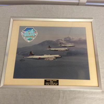 MMF042 Framed Picture of Japanese Planes