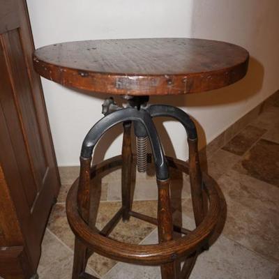 Original Pennsylvania Railroad Ticket Taker's Stool