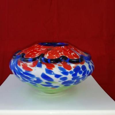 Hand Blown Murano Vase