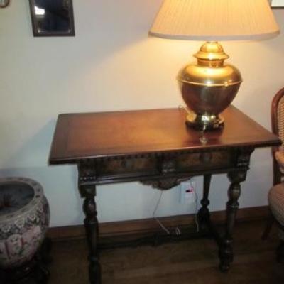 Carved Accent Table