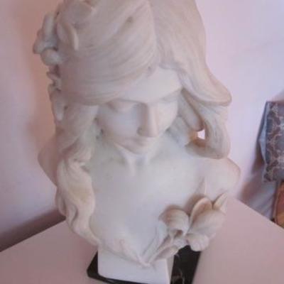 Beautiful Marble Lady Bust