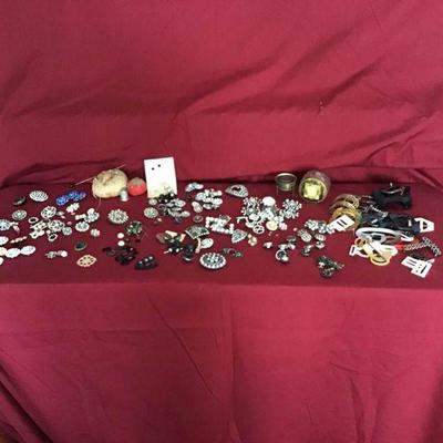 Buttons and Some Jewelry Pieces - Vintage