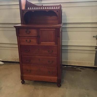 Nice Hardwood Dresser - Antique