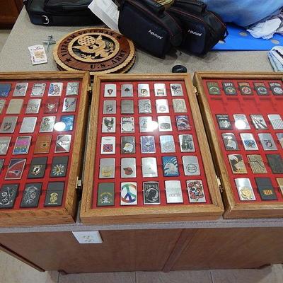 Zippo Lighter Collection Over 90 Pieces