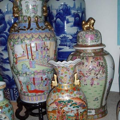 20th century Chinese Palace Vases