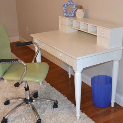 Writing desk and Pottery Barn desk chair