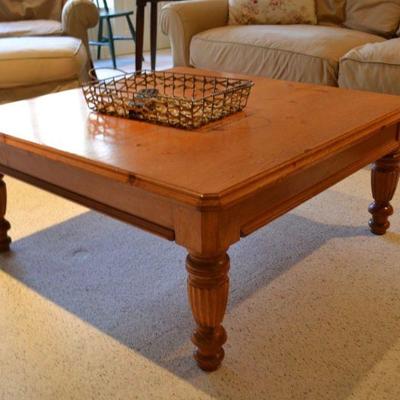 Lane Furniture pine coffee table