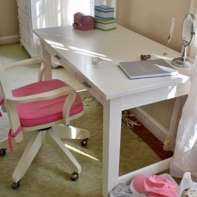 Pottery Barn desk and chair