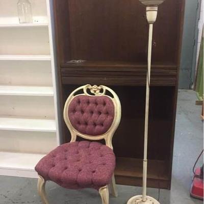 Vtg Chair and Floor Lamp