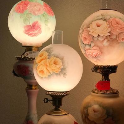 Handpainted lamps