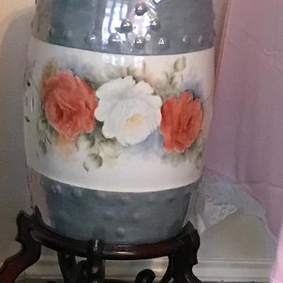 Handpainted Garden stool.  Also have all white