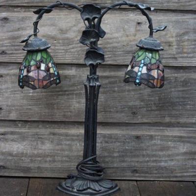 Tiffany Style Dragonfly Lamp