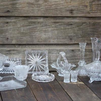 Vintage glass lot
