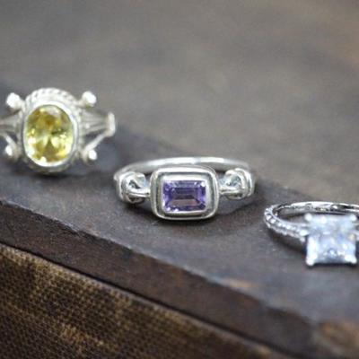 925 Sterling Silver Rings