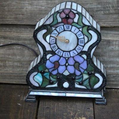 Slag Glass Clock