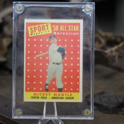 1958 Mickey Mantle Card