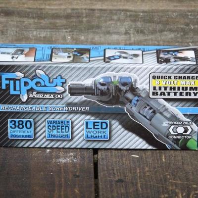 Flipout Rechargeable screwdriver