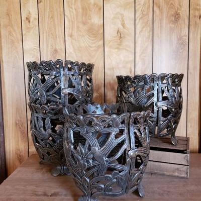 Four Metal Plant Stands