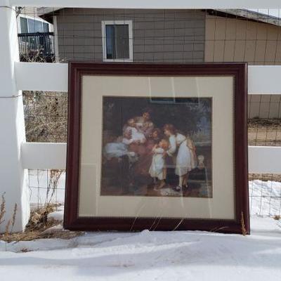 Mother and Children Framed Art