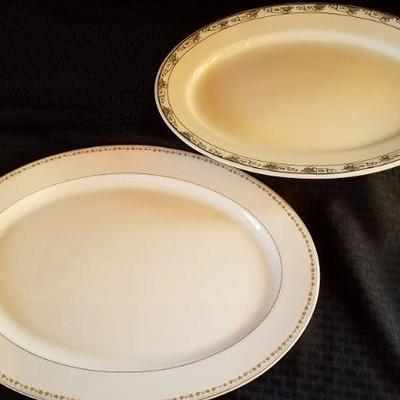 Two Vintage Ceramic Platters